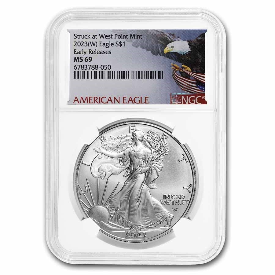 2023-(W) American Silver Eagle MS-69 NGC (1 of 3)