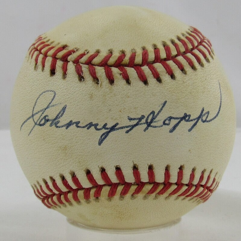 johnny hopp signed rawlings baseball: johnny hopp signed rawlings baseball JSA aq68309 Johnny Hopp Signed Rawlings Baseball JSA AQ68309 SKU no: RBJ7505452892248