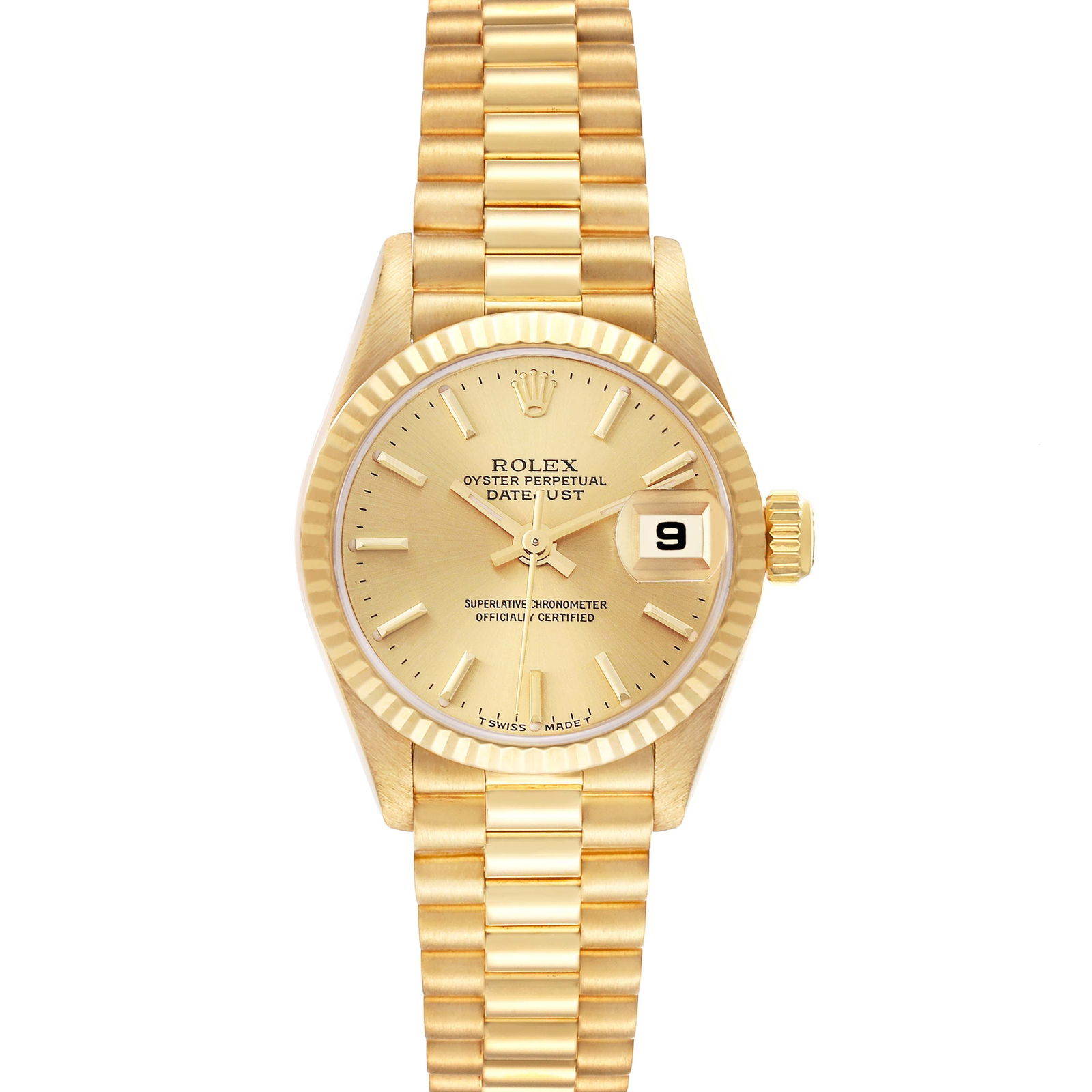 Rolex President Datejust 26mm Yellow Gold Ladies Watch 79178: Rolex President Datejust 26mm Yellow Gold Ladies Watch 79178 SKU no: RBJ59967 Brand: Rolex Model Name: Rolex President Datejust 26mm Yellow Gold Ladies Watch 79178 Model Number: 79178 Year: 1997 - 199
