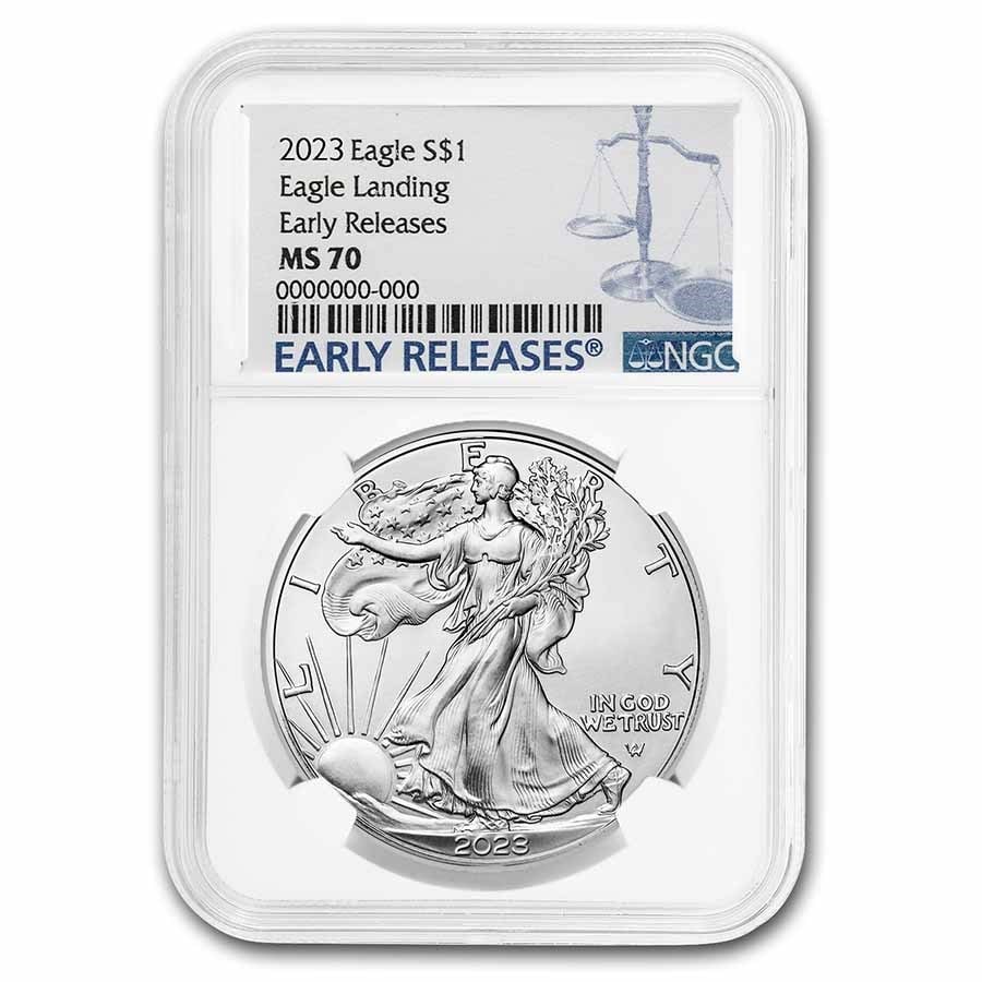 2023 American Silver Eagle MS-70 NGC (1 of 1)