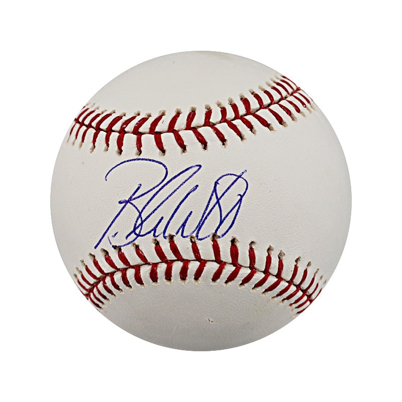 brandon webb autographed bud selig OML: brandon webb autographed bud selig OML baseball (schwartz sports holo) Brandon Webb Autographed Bud Selig OML Baseball (Schwartz Sports Holo) SKU no: RBJ7485815586904