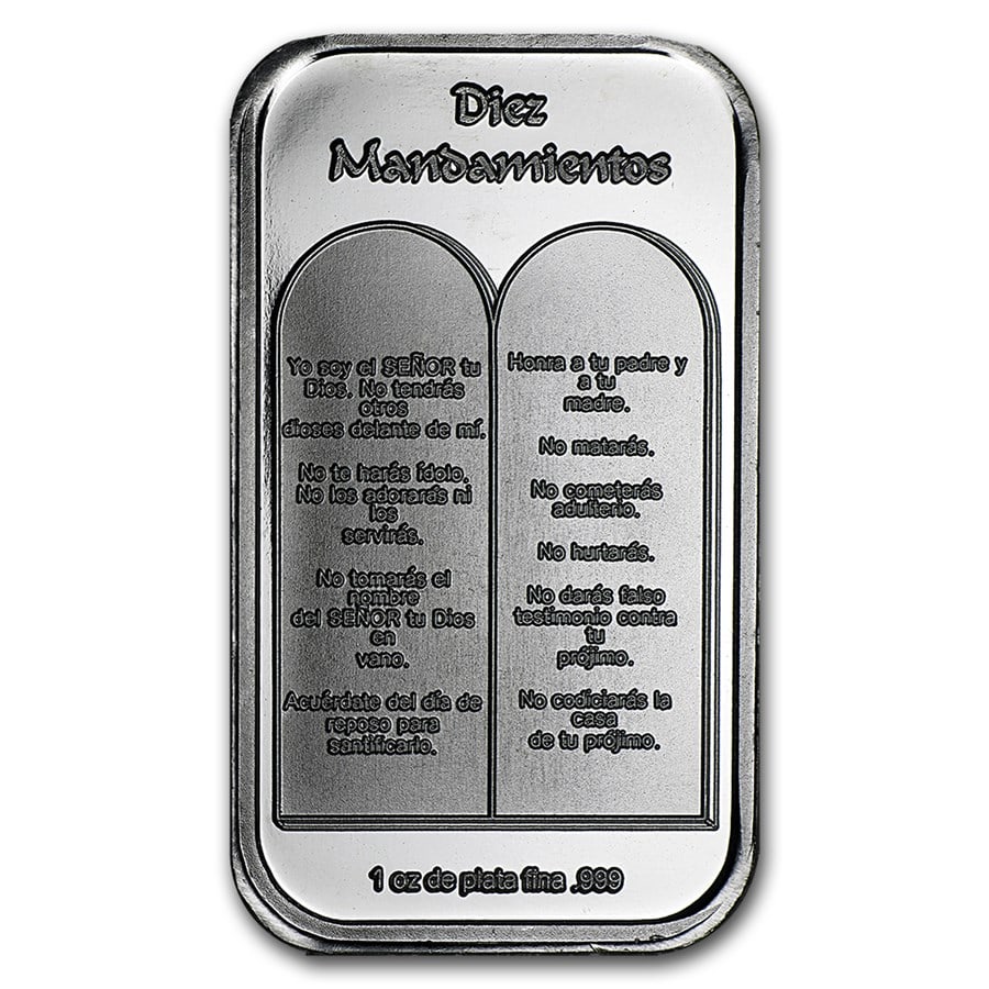 1 oz Silver Bar - Ten (1 of 2)
