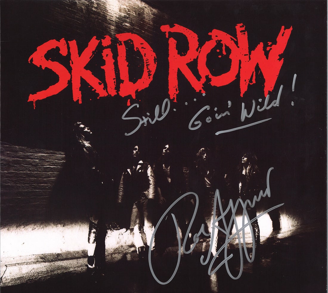 Rob Affuso Autographed and Inscribed "Still.. Goin' Wild" Skid Row Purple Vinyl Album: Rob Affuso Autographed and Inscribed "Still.. Goin' Wild" Skid Row Purple Vinyl Album Skid Row has been making very loud and credible heavy metal rock albums now for three decades. The New Jersey quin
