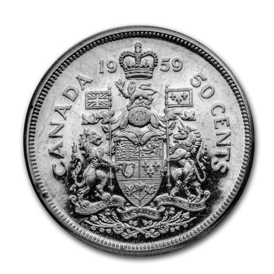 1959 Canada Silver 50 Cents (1 of 2)
