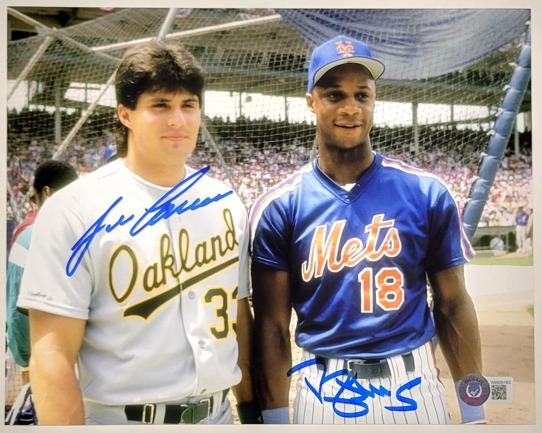 Darryl Strawberry & Jose Canseco signed (1 of 3)