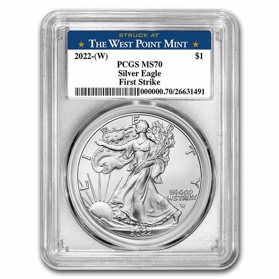2022-(W) American Silver Eagle MS-70 (1 of 3)