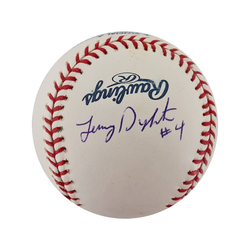 lenny dykstra mets phillies autographed signed (1 of 4)