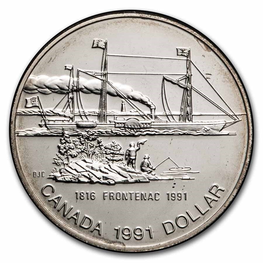 1991 Canada Silver Dollar BU (1 of 2)