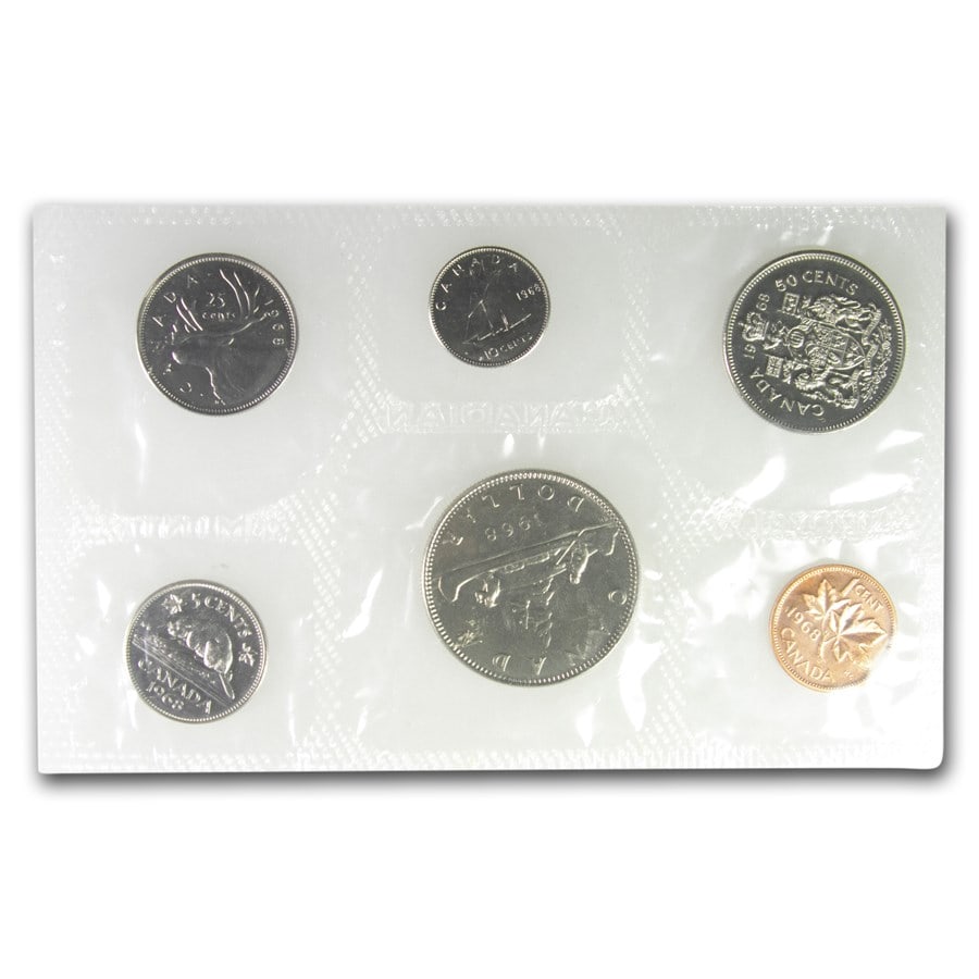 1968 Canada 6-Coin Prooflike Set (1 of 2)