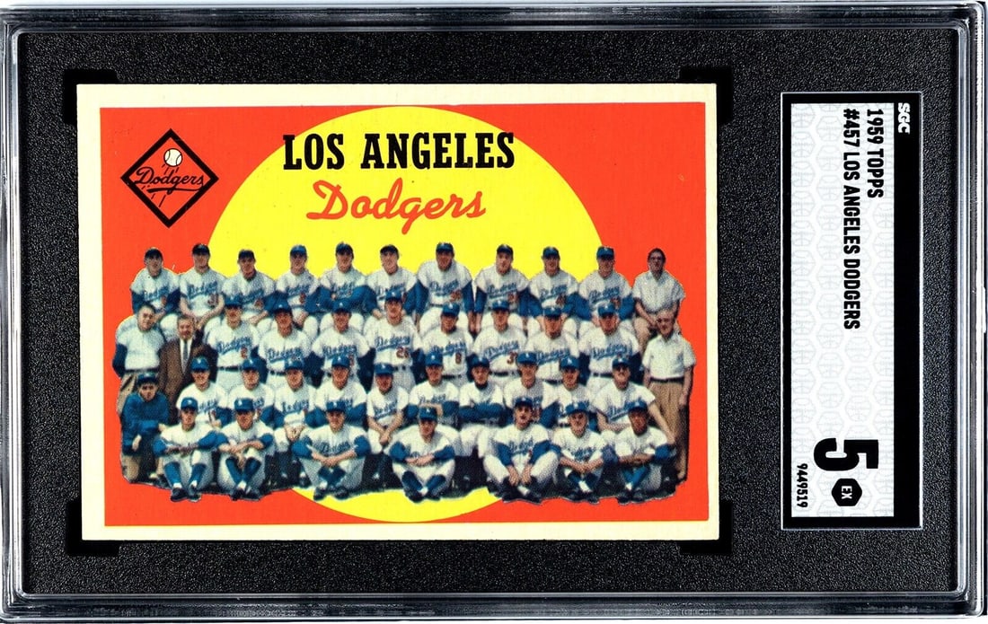1959 topps los angeles dodgers (1 of 2)