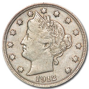 1912 Liberty Head V Nickel (1 of 2)