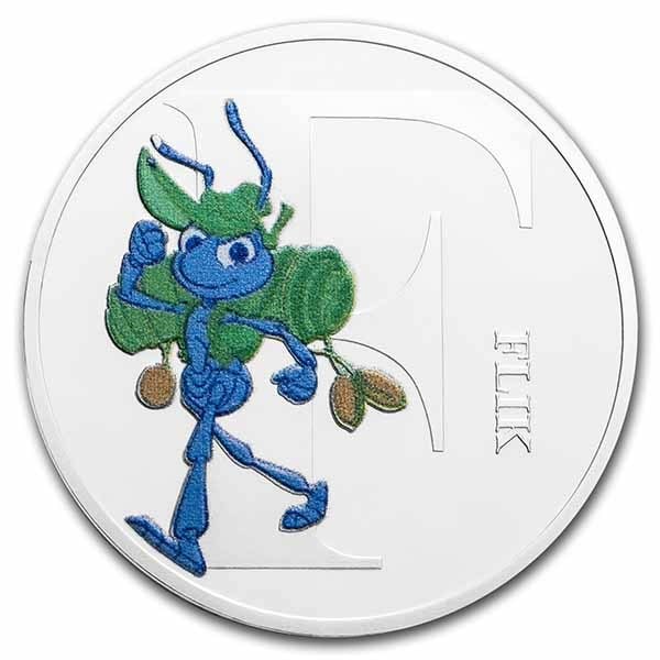 Disney A-Z Collection Alphabet Letter:: Disney A-Z Collection Alphabet Letter: F is for Flik SKU no: RBJ235825 Year: N/A Grade: None Grade Service: None Mint Mark: N/A - Not Available Metal Content: 0 troy oz Purity: N/A