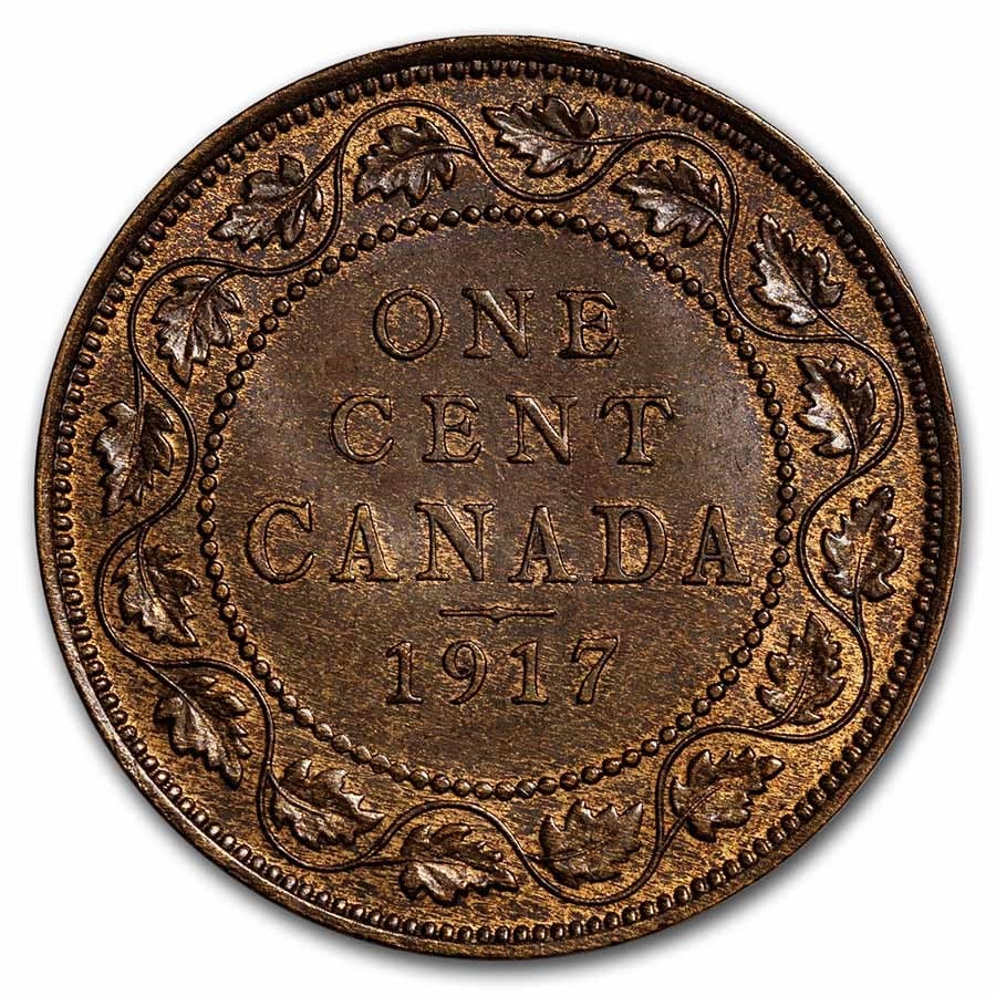 1917 Canada Large Cent George (1 of 2)