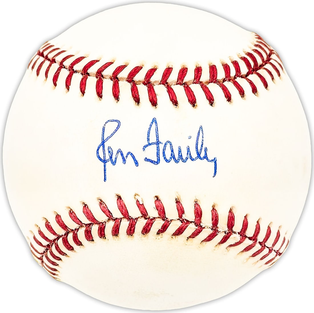 ron fairly autographed NL baseball (1 of 5)