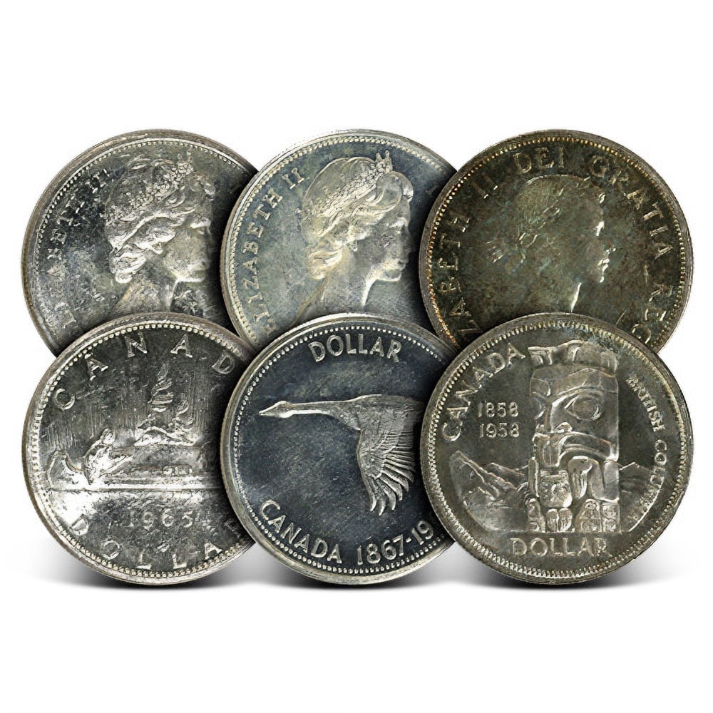 1958-1967 Canada Silver Dollar (Circulated) (1 of 1)