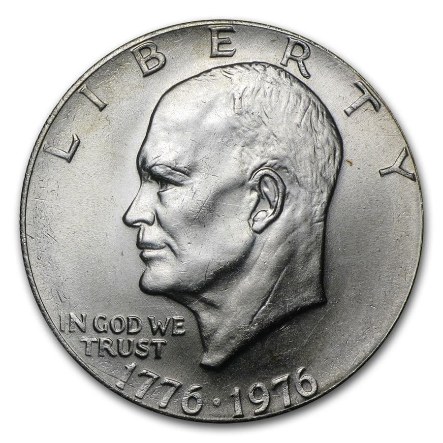 1976 Clad Eisenhower Dollar BU (1 of 2)