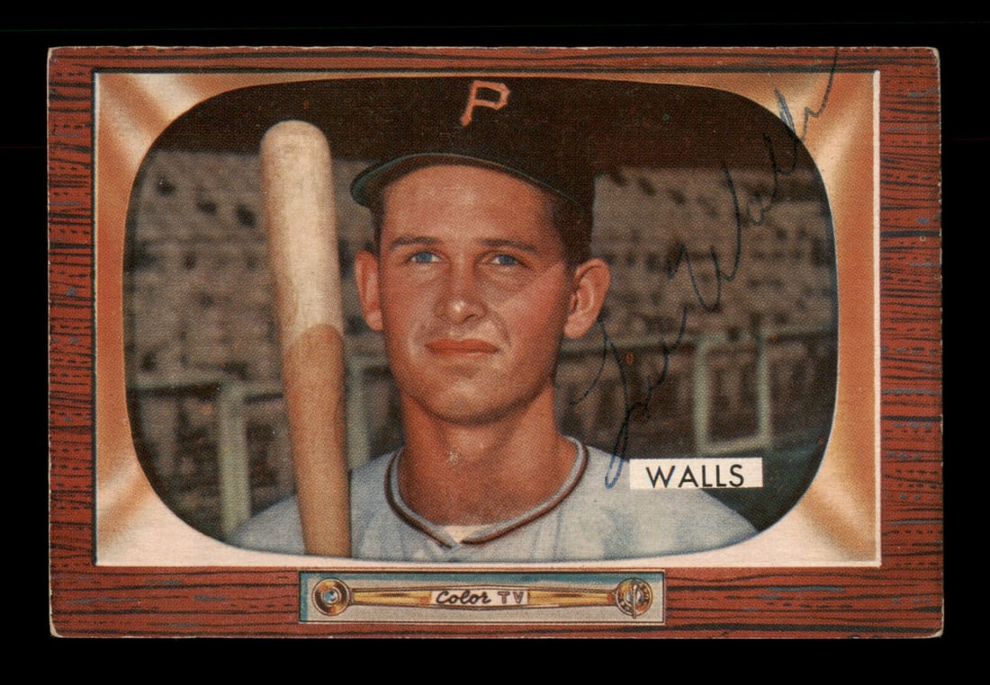 Lee Walls Autographed Signed 1955 (1 of 2)