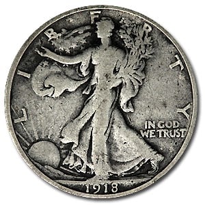 1918-S Walking Liberty Half Dollar (1 of 2)