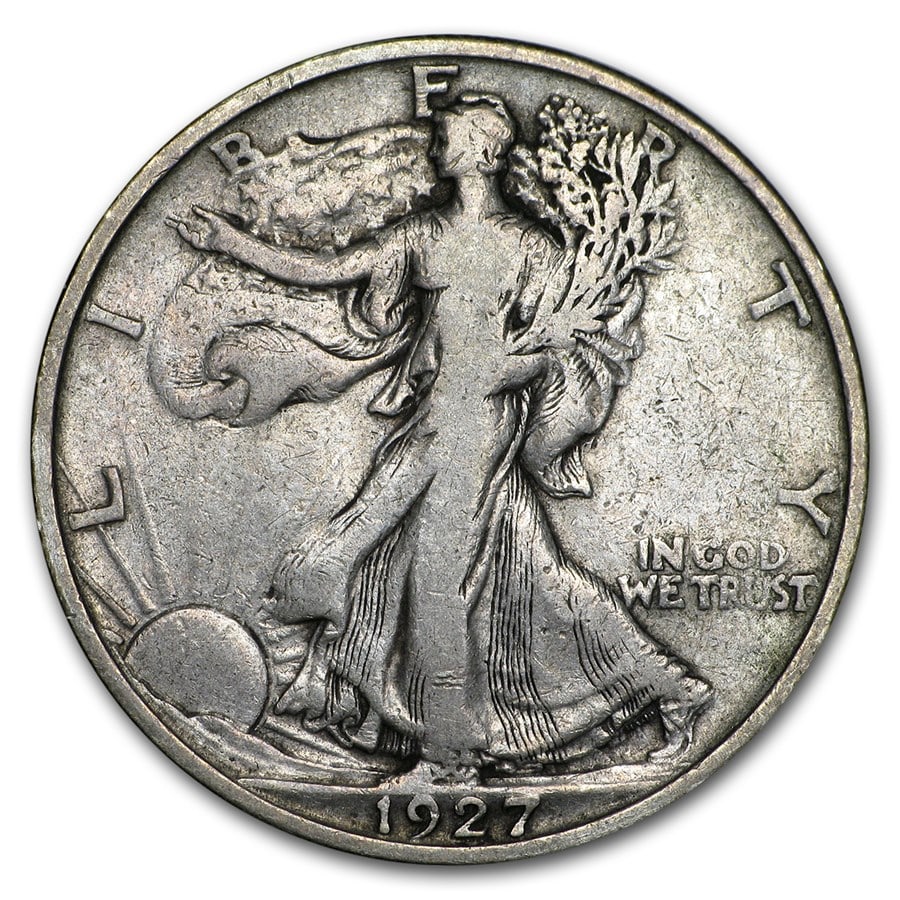 1927-S Walking Liberty Half Dollar (1 of 2)