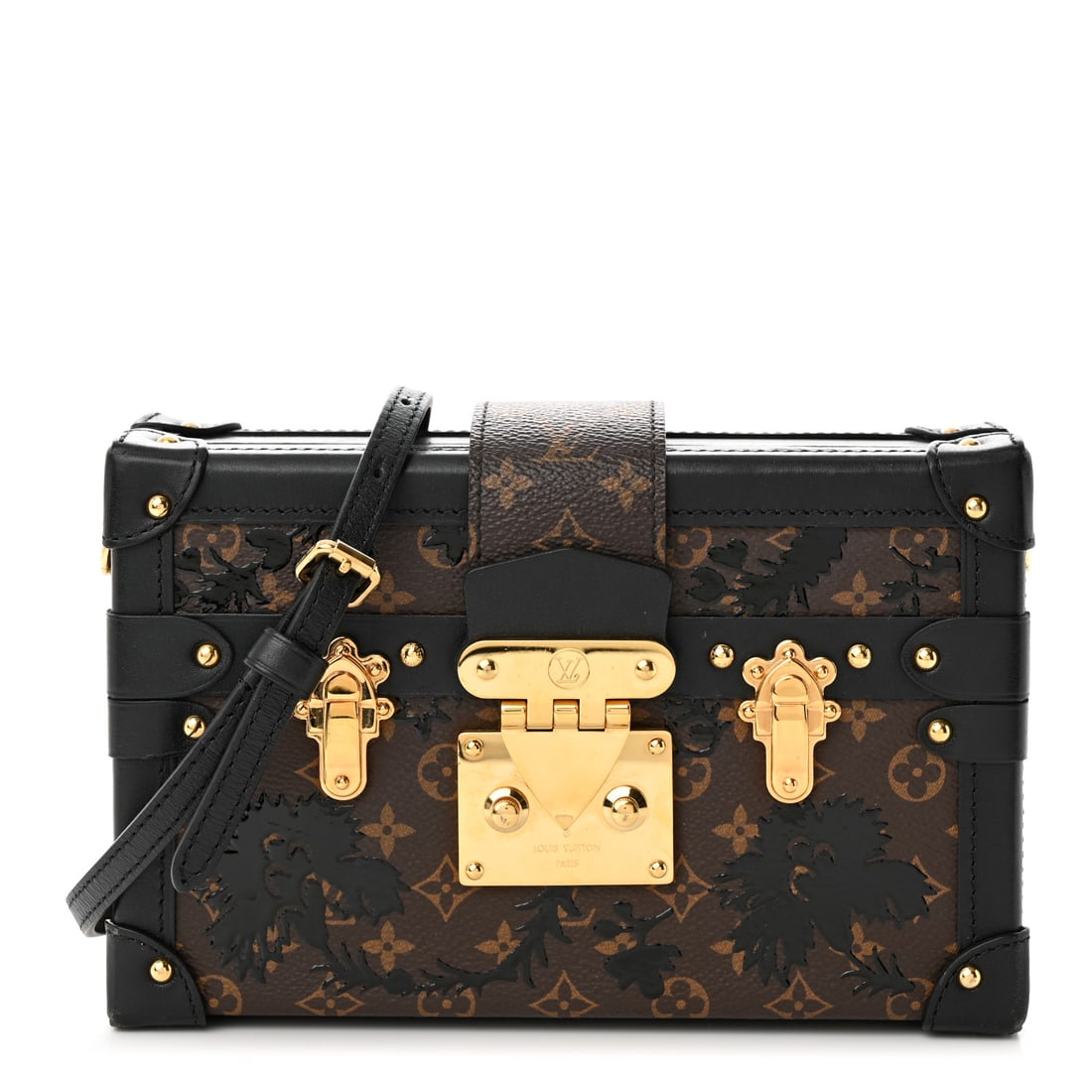 Monogram Blossom Petite Malle Black (1 of 10)