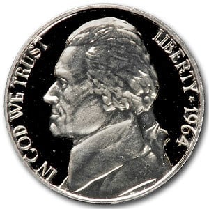 1964 Jefferson Nickel Gem Proof (1 of 2)