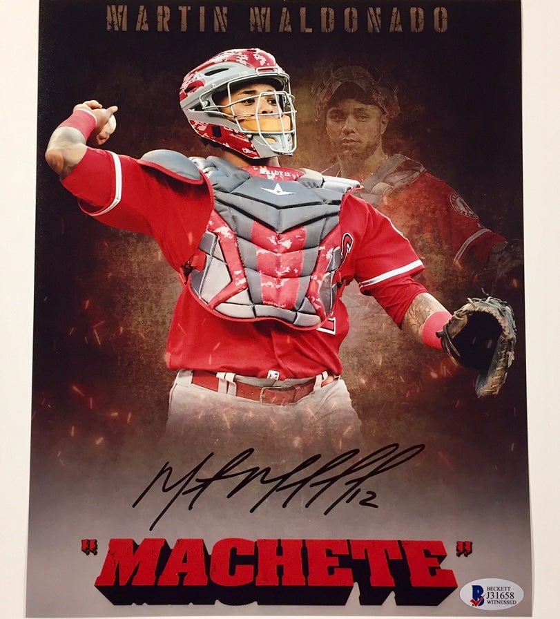 martin "machete" maldonado autograph signed: martin "machete" maldonado autograph signed 8x10 photo beckett witness BAS COA MARTIN "MACHETE" MALDONADO Autograph Signed 8x10 Photo ~ Beckett Witness BAS COA SKU no: RBJ8026850263128