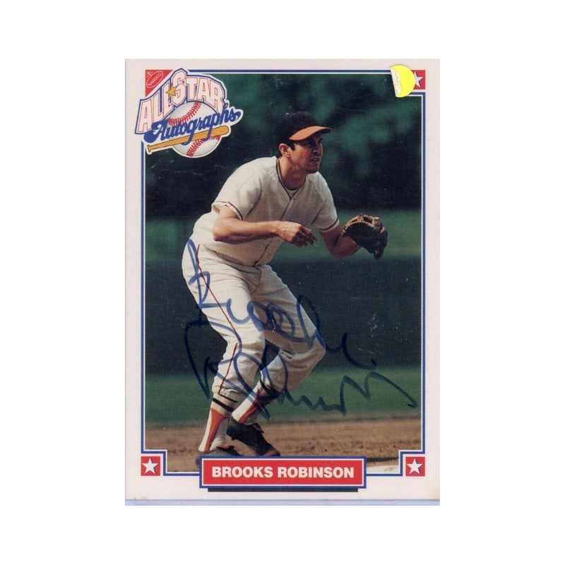 brooks robinson baltimore orioles autographed (1 of 1)