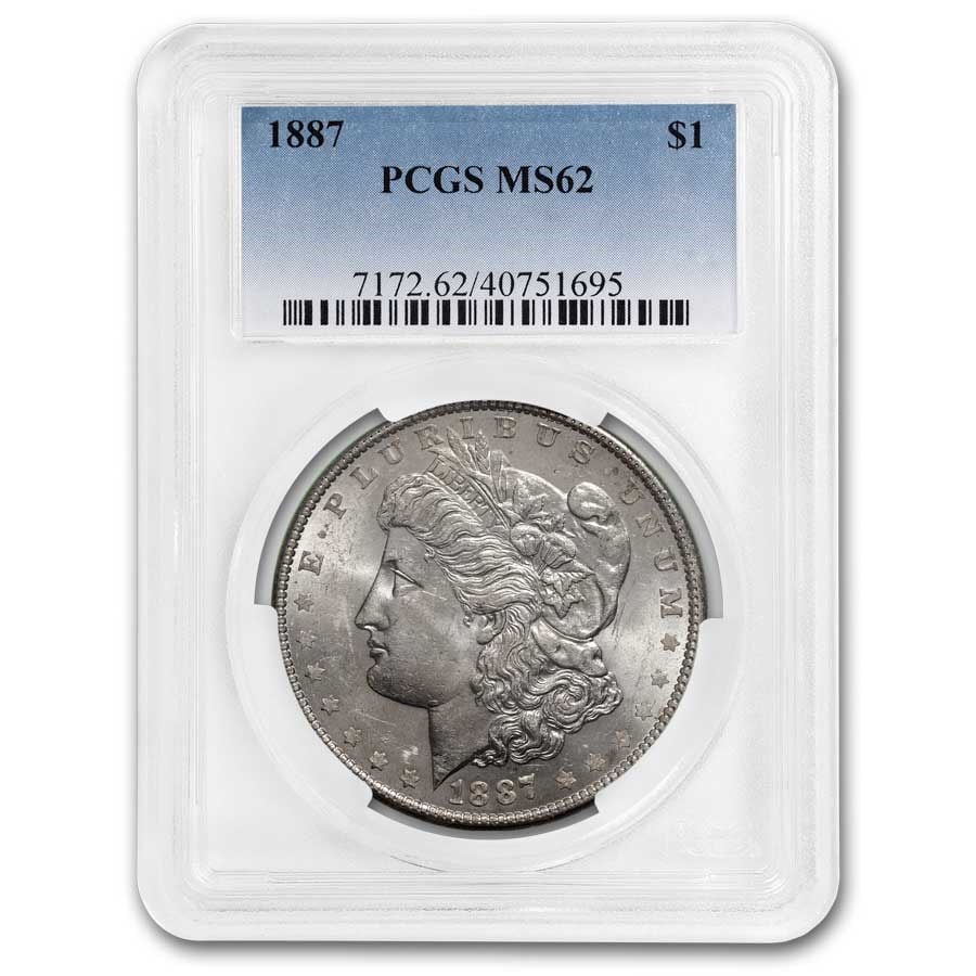 1887 Morgan Dollar MS-62 PCGS (1 of 3)