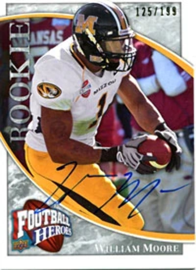william moore autographed / signed: william moore autographed / signed 2009 upper deck card William Moore Autographed / Signed 2009 Upper Deck Card SKU no: RBJ7290526793816