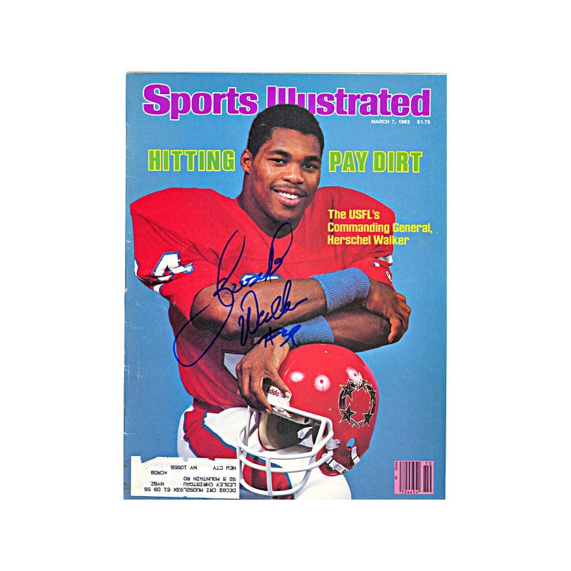 herschel walker georgia bulldogs autographed (1 of 1)