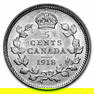 1918 Canada Silver 5 Cents
