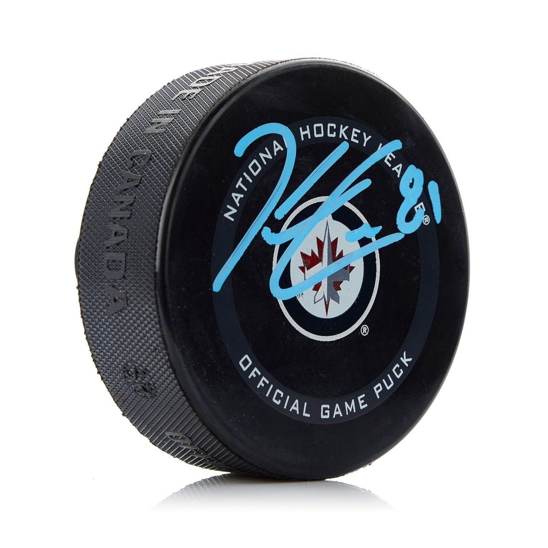 Kyle Connor Winnipeg Jets Signed: Kyle Connor Winnipeg Jets Signed Official Game Puck SKU: RBJ7241394716760 Kyle Connor Winnipeg Jets Signed Official Game Puck