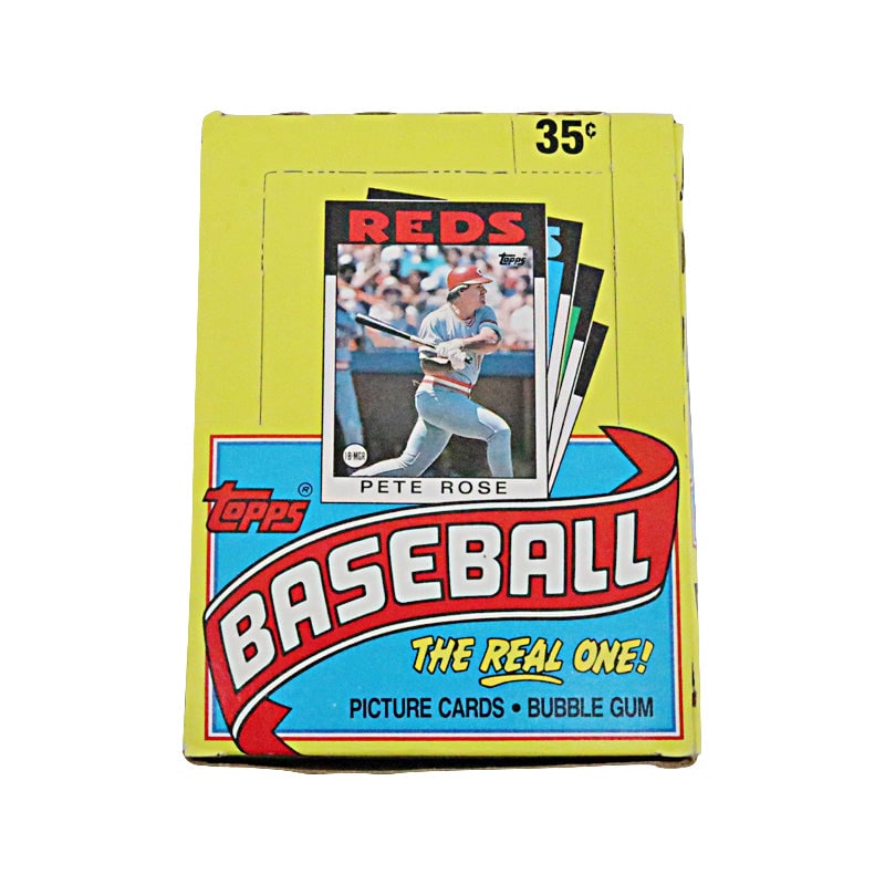 1986 topps baseball the real one picture cards unsealed box (1 of 3)