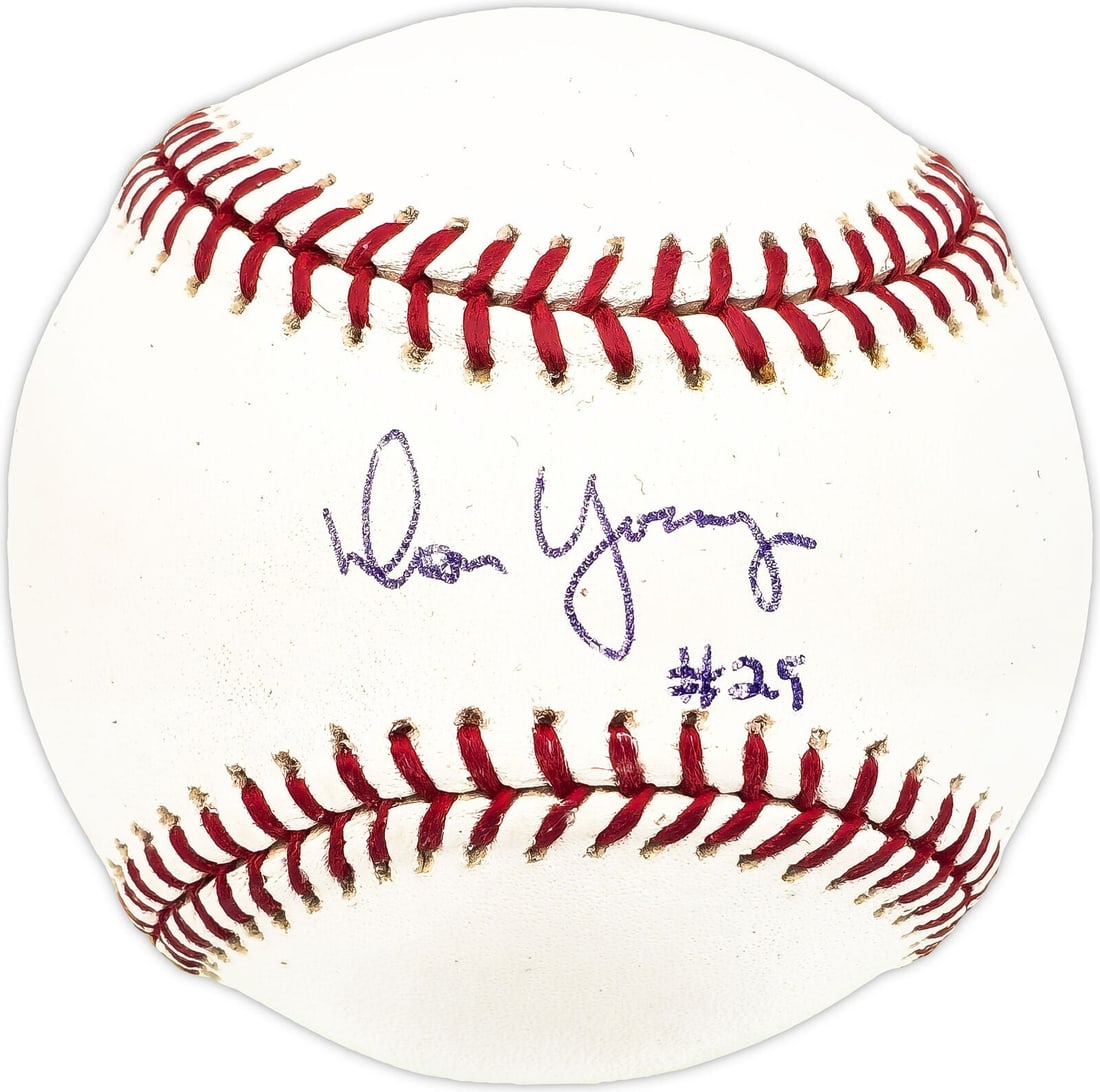 don young autographed signed official MLB baseball chicago cubs sku #229656 (1 of 4)