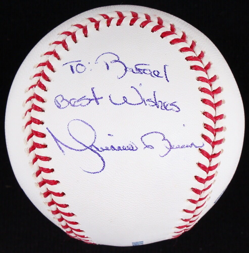 mariano rivera signed bud selig baseball inscribed best wishes NY yankees w/ JSA: mariano rivera signed bud selig