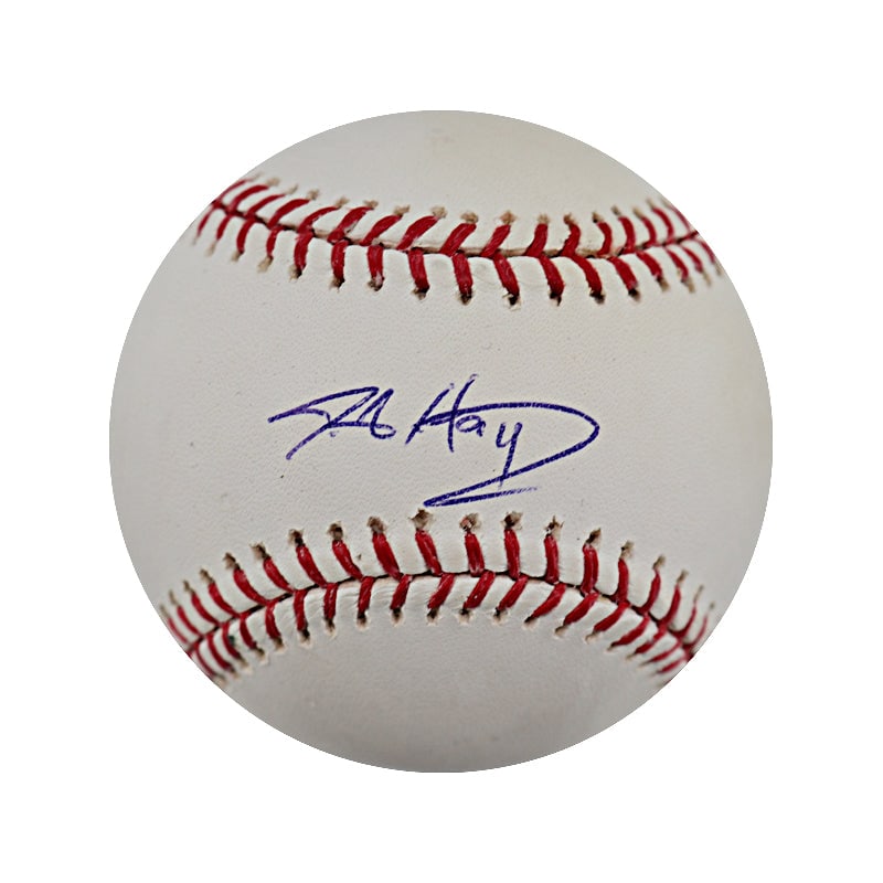 jack morris autographed bud selig OML baseball (JSA): jack morris autographed bud selig