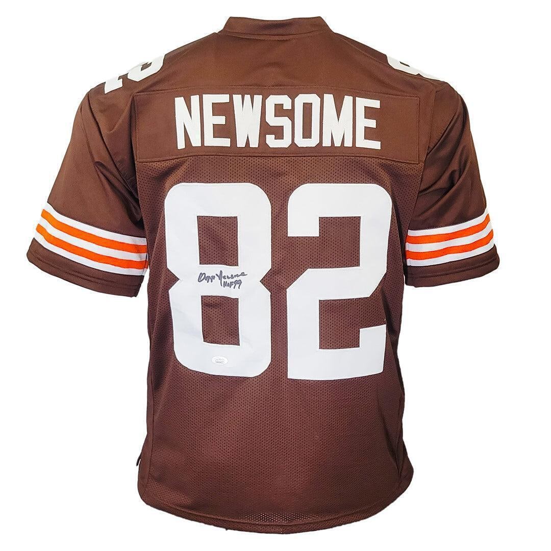 ozzie newsome signed HOF 99 inscription cleveland brown football jersey (jsa) (1 of 3)