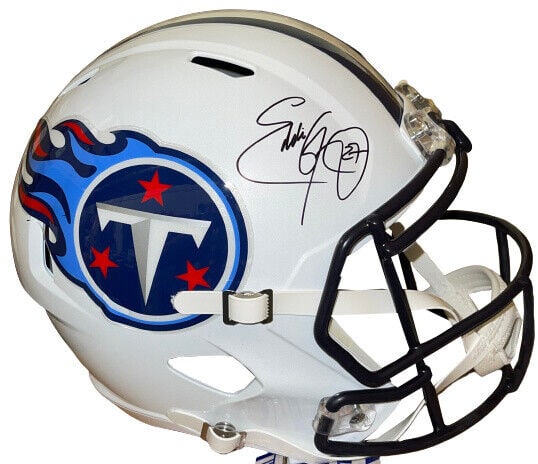 Eddie George signed Tennessee Titans White (1 of 3)