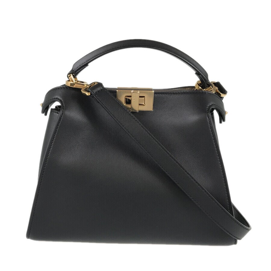 FENDI Peekaboo Iconic Essential 8BN302.SMQ Hand: FENDI Peekaboo Iconic Essential 8BN302.SMQ Hand bag Condition: Pre-owned Seller Notes: ?Very Good : Pre-Owned with minor stains and/or scratches. fto-6095954? Brand: FENDI Style: Hand bag Exterior Mat