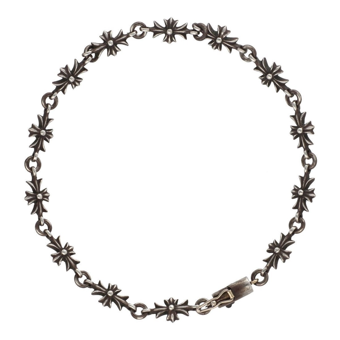 Chrome Hearts Tiny Plus Bracelet 13: Chrome Hearts Tiny Plus Bracelet 13 Links SV925 Silver 13LINK Accessories Condition: Pre-owned Brand: Chrome Hearts Country: Japan SN: MOR_0820 Department: Men Style: bracelet Material: N