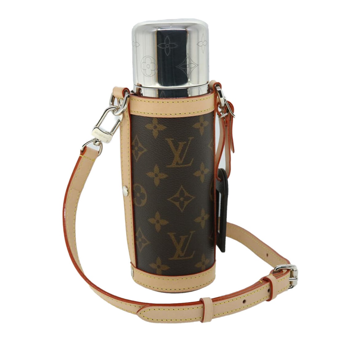 LOUIS VUITTON Monogram Flask Holder Water: LOUIS VUITTON Monogram Flask Holder Water Bottle GI0518 LV Auth 52637A Condition: Pre-Owned Seller Notes: ?Pre-owned: An item that has been Pre-Owned or worn previously. See the sellers listing for fu