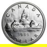 1959 Canada Silver Dollar BU/Prooflike