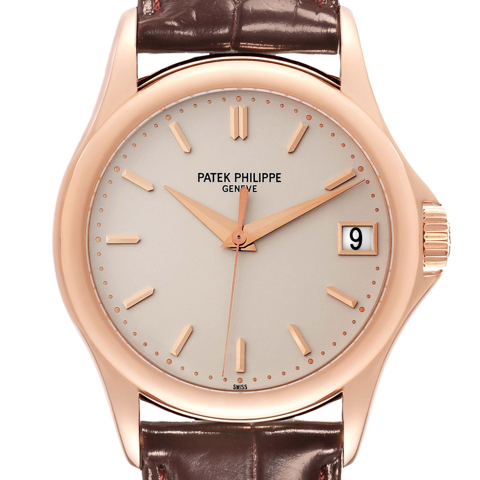 Patek Philippe Calatrava Rose Gold Automatic: Patek Philippe Calatrava Rose Gold Automatic Mens Watch 5127R SKU no: RBJ64344 Brand: Patek Philippe Model Name: Patek Philippe Calatrava Rose Gold Automatic Mens Watch 5127R Model Number: 5127R-001 S