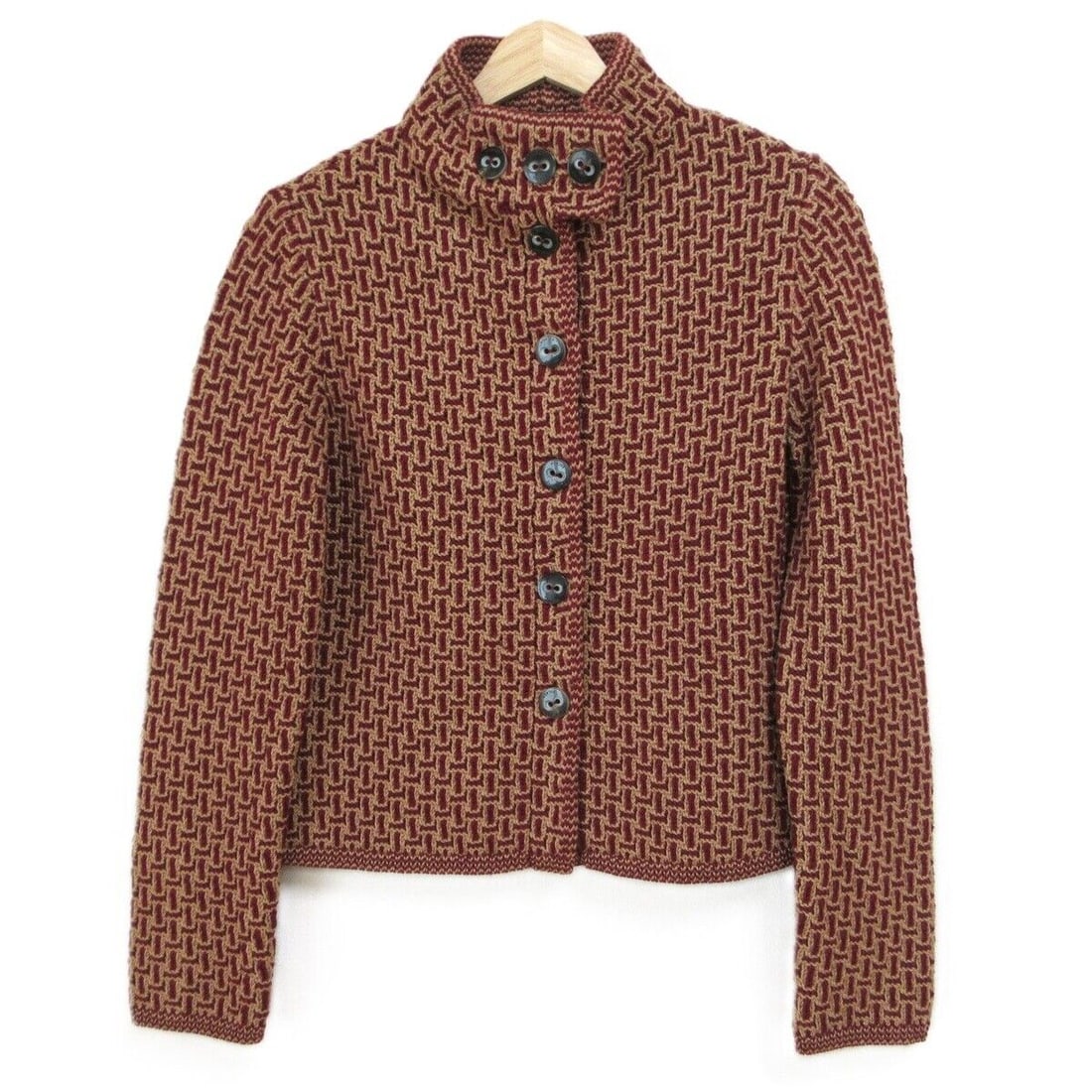 Auth ESCADA - Beige Red Womens: Auth ESCADA - Beige Red Womens Cardigan Condition: Pre-owned Brand: ESCADA Style: Cardigan Color: Beige, Red Material: Please see the photo of the quality tag ConditionRank: 6 Department: