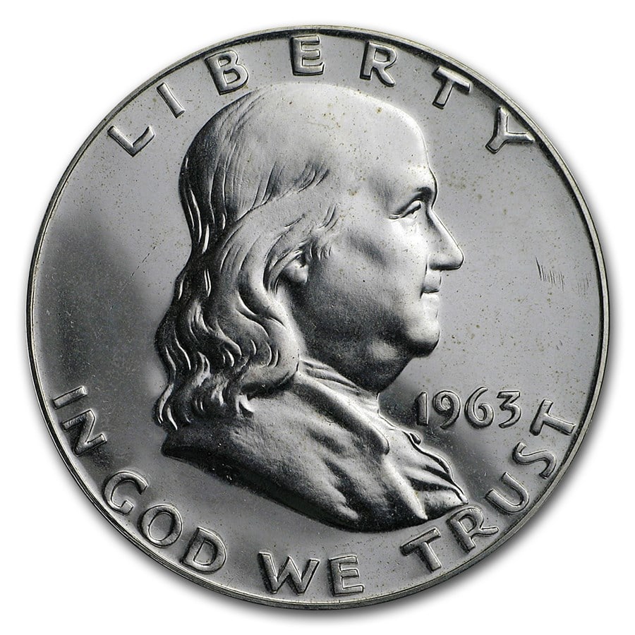 1963 Franklin Half Dollar Gem Proof (1 of 2)