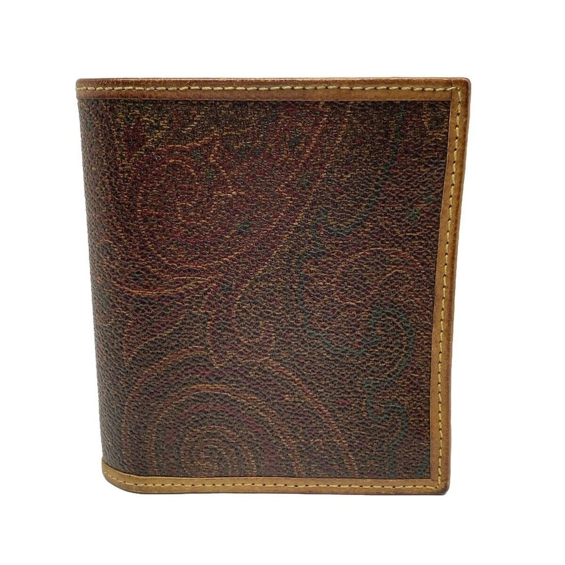 Auth ETRO Dark Brown Brown Multi: Auth ETRO Dark Brown Brown Multi PVC Leather Bifold Wallet Condition: Pre-owned Brand: ETRO Style: Bifold Wallet Color: Dark Brown, Brown, Multi Material: PVC, Leather Accessories: None C