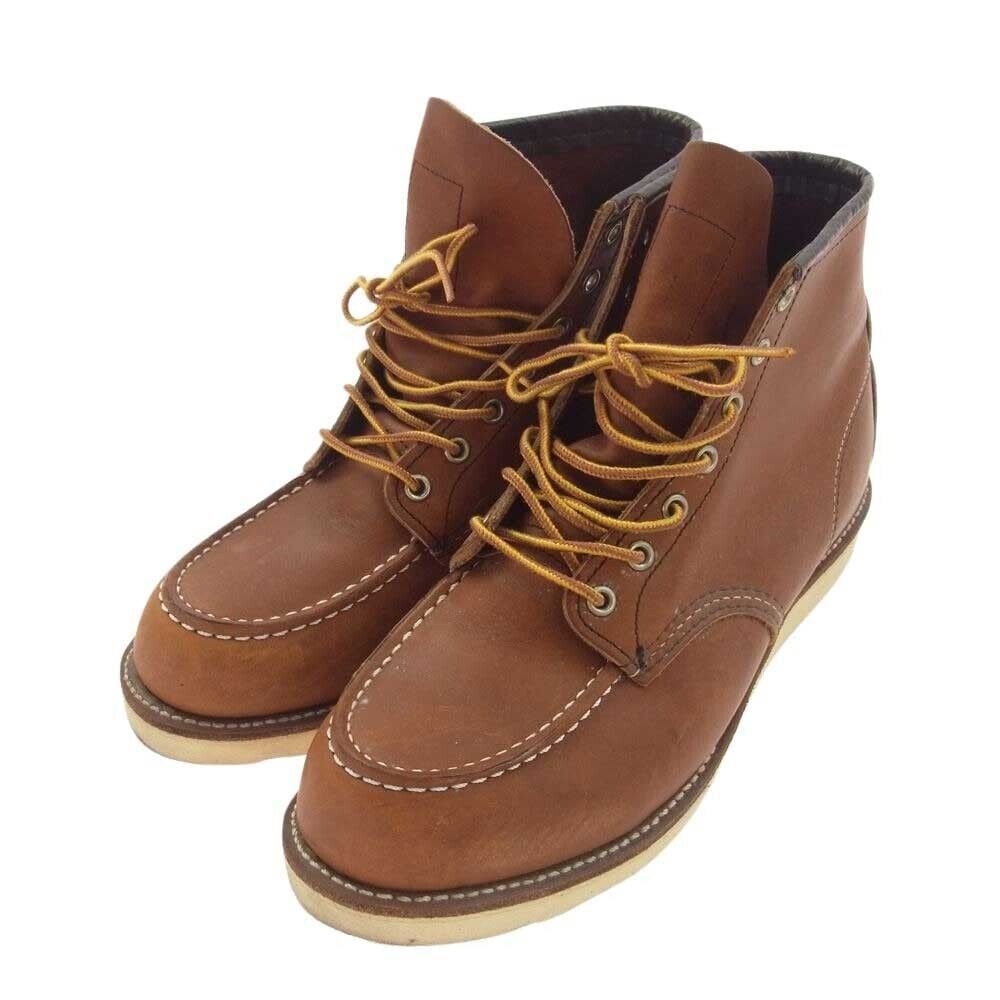 RED WING 875 Moc Mock Work: RED WING 875 Moc Mock Work Boots Light Brown 28cm Condition: Pre-owned Brand: RED WING Country: Japan SN: MOR_0820 Department: NA Type: Boot Character: Boots US Shoe Size: NA <br