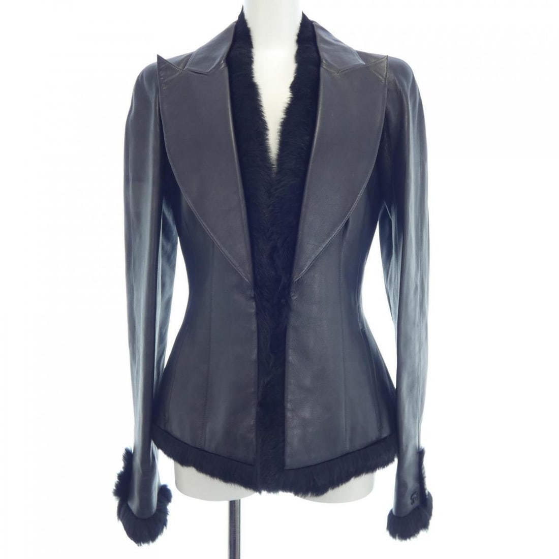 Authentic VINTAGE CHANEL Leather jacket (1 of 8)