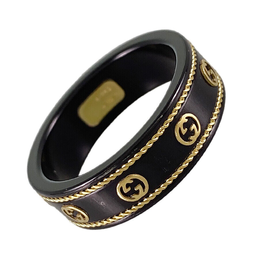 GUCCI Interlocking G Metal Ring (1 of 9)