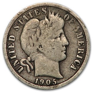 1905 Barber Dime Good (1 of 2)